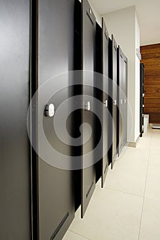 modern cloakroom