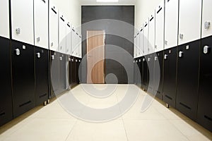 Modern cloakroom