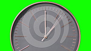 Modern Clock Face Fast Time Lapse