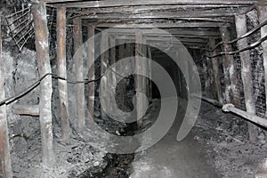 Modern coal mine underground