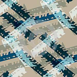 Modern coastal masculine stripe repeat pattern. Broken line seamless style with striped preppy digital paper and textile