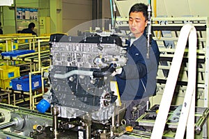 Modern coercion engine plant in China