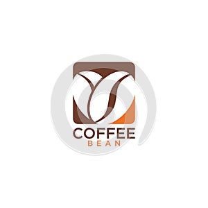 Modern coffee, cafe logo design template