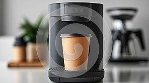 Coffee Maker with Paper Cup