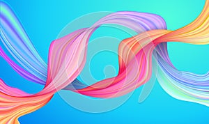Modern colorful flow poster. Wave Liquid shape on multycolor background.