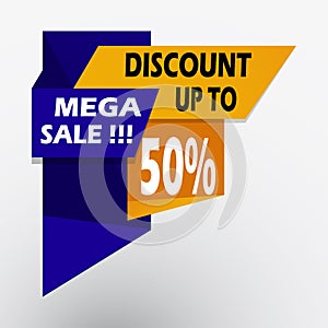 Modern Colorful Sale Promtion Tag and Baner
