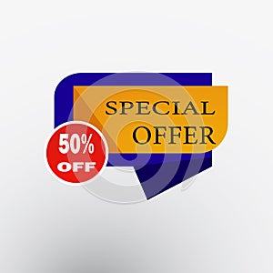 Modern Colorful Sale Promtion Tag and Baner