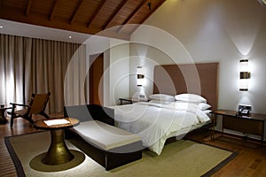 Modern comfortable hotel room