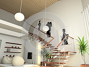 Modern comfortable interior