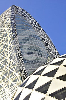 Modern commercial building in Tokyo, Japan