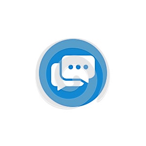 Modern communication contact us icon