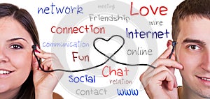 Modern communication, online love