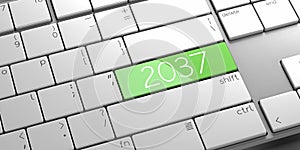 2037 - computer keyboard