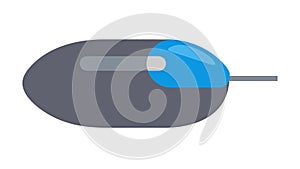 Modern Computer Mouse Peripheral Device, Pointing Input, vector design Generative AI