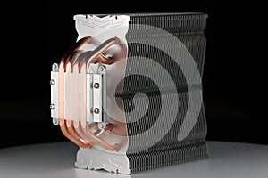 Modern computer processor cooler or radiator or heat sink