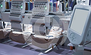 Modern embroidery machine