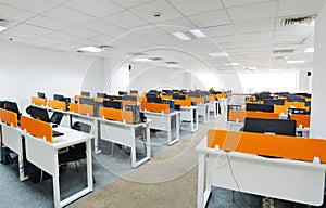 Modern computer room