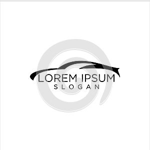 Modern concept car design logo