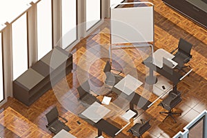 Modern conference room top