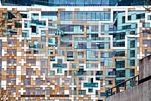 Modern contemporary architecture facade