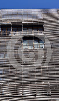 Modern contemporary architecture wooden facade