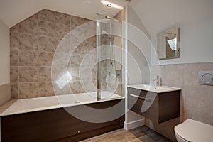 Modern contemporary bathroom