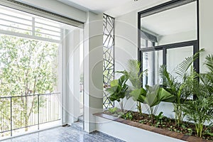 Modern contemporary interior design balcony garden