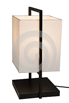 Modern contemporary lamp, zen style photo