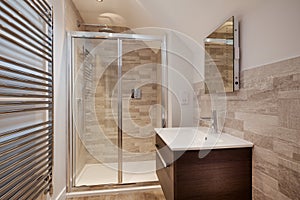 Modern contemporary shower room