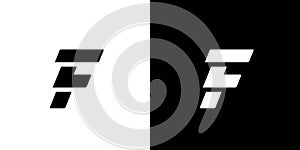 Modern and cool F logo design