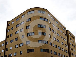 Modern Corner Block of Flats Building Architecture