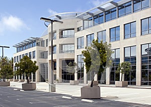 Modern corporate office building
