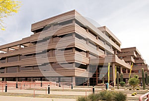 Modern corporate office building