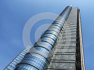 Modern corporate office building