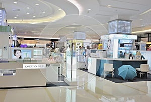 Modern cosmetics shop