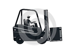 Modern counterbalance forklift