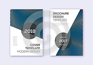 Modern cover design template set