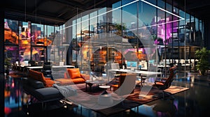 Modern cowork unite. Created with Generative AI