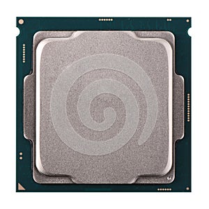 Modern CPU processor chip