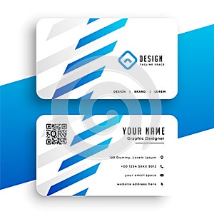 Modern creative business card design
