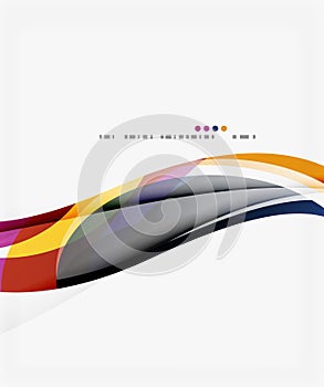 Modern creative curve background with copy space