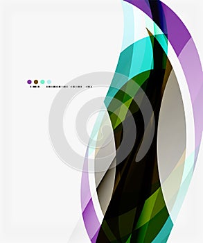 Modern creative curve background with copy space