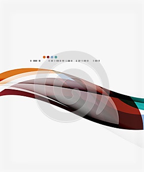 Modern creative curve background with copy space