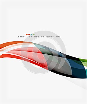 Modern creative curve background with copy space
