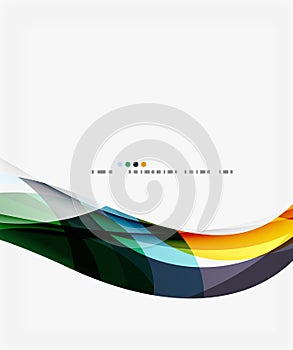 Modern creative curve background with copy space