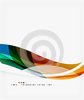Modern creative curve background with copy space