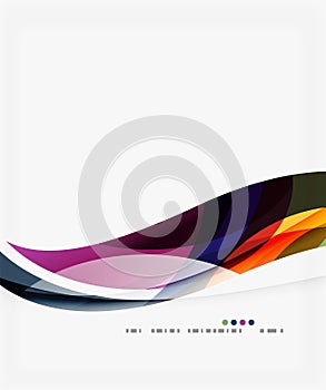 Modern creative curve background with copy space