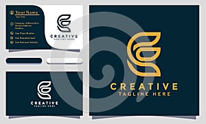 Modern creative E Logo Design and template. E icon initial based Monogram and Letter in vector