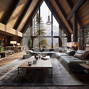 Modern creative living room interior design. Modern Living room.