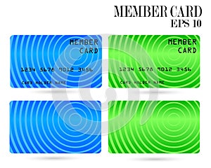 Modern credit card, business VIP card, member card